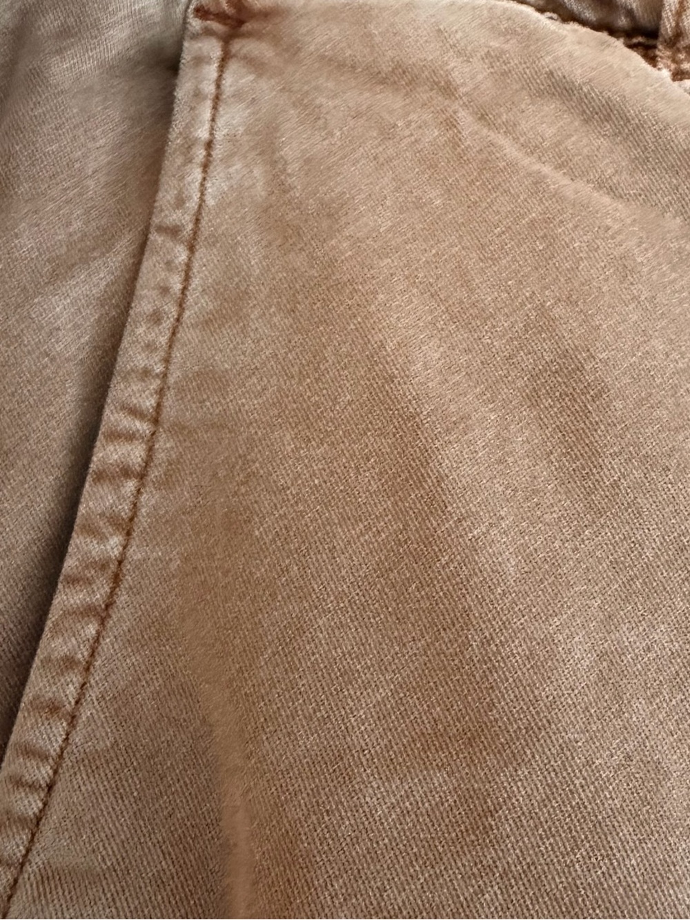 J. Jill Washed Brown Cropped Pants with Tie Waist - Picture 5 of 7